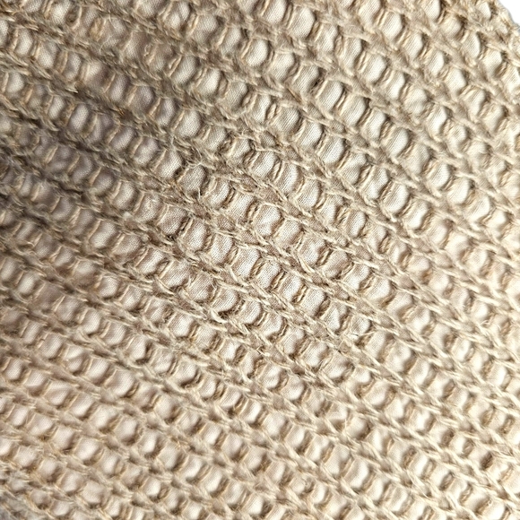 AIKI District Tan Asymmetrical Wrap Style Skirt Sz M - Picture 5 of 7